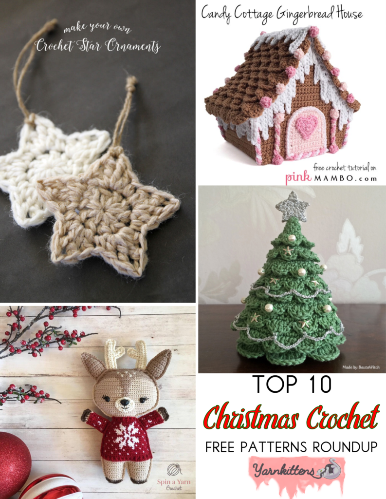 Pattern Roundup Top 10 Christmas Crochet Free Patterns ⋆ Yarnkittens